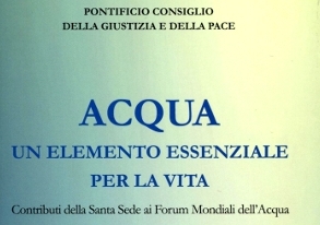 In vista della Giornata Mondiale dell'Acqua il Pontificio Consiglio della Giustizia e Pace pubblica la raccolta dei contributi della Santa Sede agli ultimi Forum Mondiali dell'Acqua